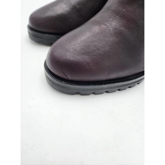 Paige Natasha Bootie Wine Leather Heel Ankle Women's Size 8.5 New Boot P… - Picture 13 of 14